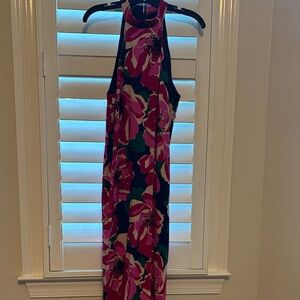 Trina Turk Pink and Blue Floral Dress